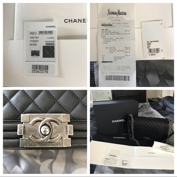 Chanel boy new medium w/ruthenium hardware - Picture 4 of 8